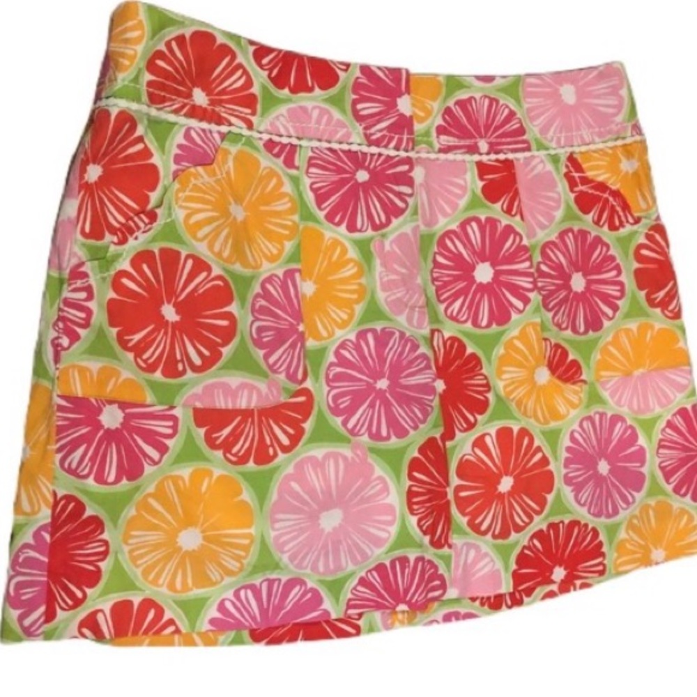 Lily Pulitzer size 4 citrus skort